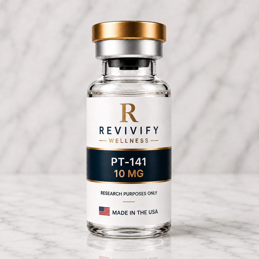Cognition research peptide vial, Revivify Wellness